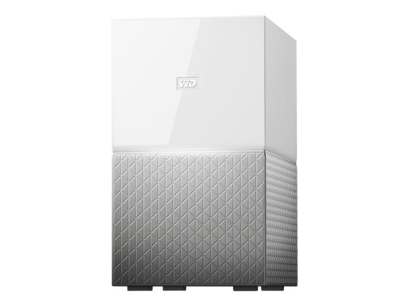 Wd My Cloud Home Duo Wdbmut0080jwt   Personlig Skylagringsenhet   8 Tb   Hdd 4 Tb X 2   Gigabit Ethernet fra Western Digital