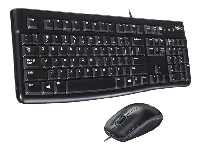 Logitech Desktop Mk120   Tastatur  Og Mussett   Usb   Engelsk fra Logitech