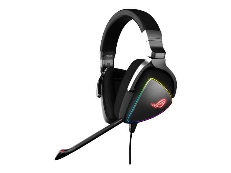 Asus Rog Delta   Hodesett   Full Størrelse   Kablet   Usb  Usb C   For 15  Rog Strix G15  Rog Zephyrus G14  Tuf Gaming F15  F17  Tuf505  Zenbook 13 fra Asus