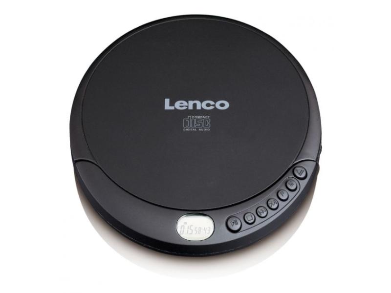 Lenco Cd 010  Sort  Bærbar Cd Spiller fra Lenco
