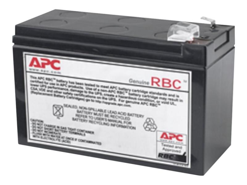 Apc Replacement Battery Cartridge #110   Ups Batteri   1 X Batteri   Blysyre   Svart   For P N: Be650g2 Cp  Be650g2 Fr  Be650g2 Gr  Be650g2 It  Be650 fra Apc
