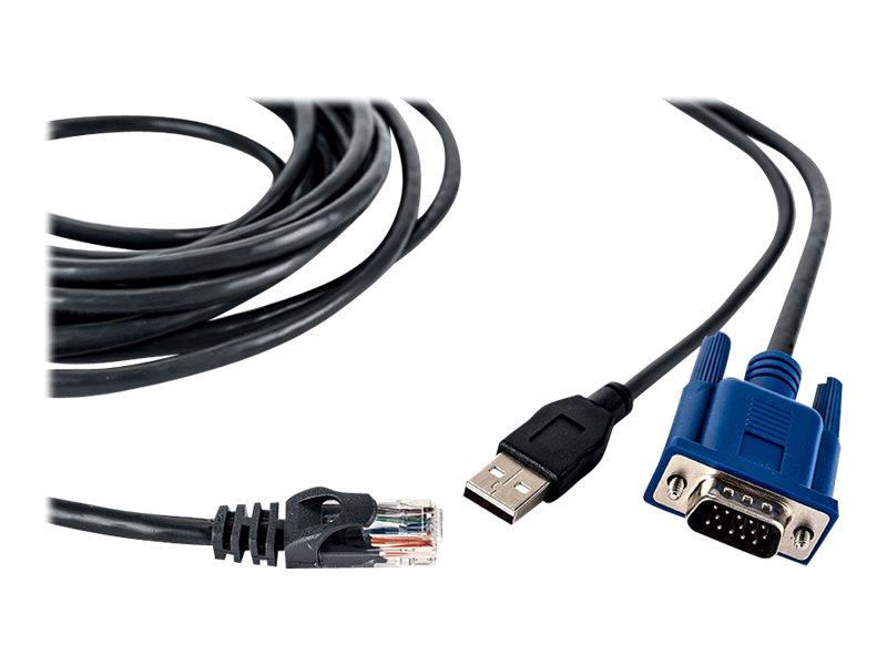Avocent   Video    Usb Kabel   Usb  Hd 15  Vga   Hann  Til Rj 45  Hann    4.5 M   For Autoview 1400  1500  2000  2020  2030  Av3108  Av3216 fra Emerson Electric