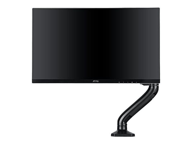 Aoc As110d0   Monteringssett   Justerbar Arm   For Lcd Skjerm   Aluminiumslegering   Svart   Skjermstørrelse: Inntil 27"   Skrivebordsmonterbar fra Aoc