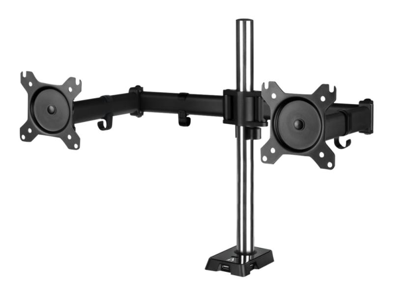 Arctic   Monteringssett  Stang  Klemme  Monteringsarm  Spindel  Kabelklips  Kabelkroker    For 2 Lcd Skjermer   Stål  Adc12 Legering I Flyklasse   Ma fra Arctic Cooling