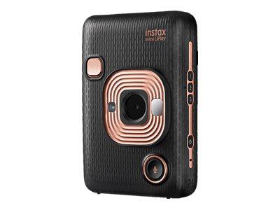 Fujifilm Instax Mini Liplay   Digitalkamera   Kompakt Med øyeblikkelig Bildeskriver   Elegant Svart fra Fujifilm
