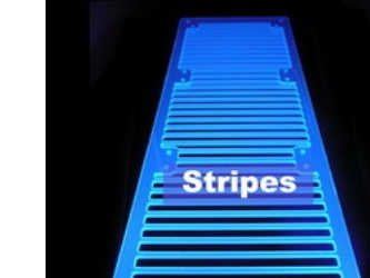 Ac Ryan Radgrillz   Stripes 3x120 Acryl Uvblue  Blå fra Ac Ryan