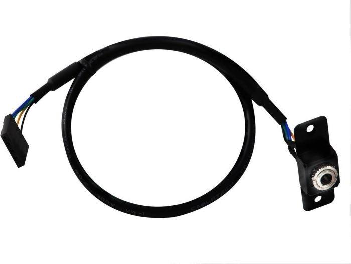 Asrock Rear Audio Cable  3 5mm  Honkoppling  Hankoppling  Svart fra Asrock