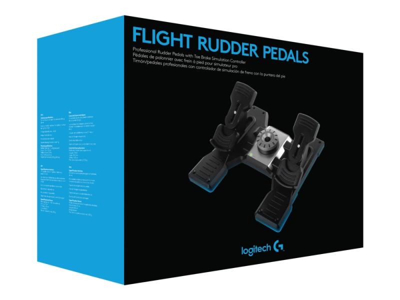 Logitech Flight Rudder Pedals   Pedaler   Kablet   For Pc fra Logitech