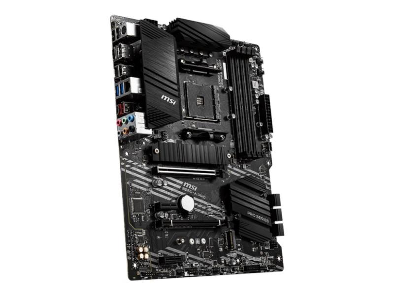 Msi B550 A Pro   Hovedkort   Atx   Socket Am4   Amd B550 Chipset   Usb C Gen2  Usb C Gen1  Usb 3.2 Gen 1  Usb 3.2 Gen 2   Gigabit Lan   Innbygd Grafi fra Msi