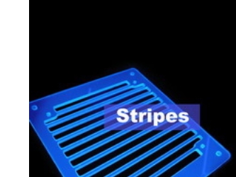 Ac Ryan Radgrillz   Stripes 1x120 Acryl Uvblue  Blå fra Ac Ryan