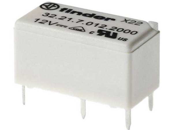 5vdc 6a 250vac Printrelæ 1 Veksler fra Finder