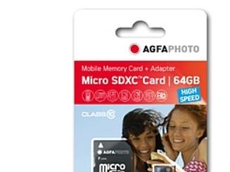 Agfaphoto   Flashminnekort  Microsdxc Til Sd Adapter Inkludert    64 Gb   Microsdxc Uhs I fra Agfa