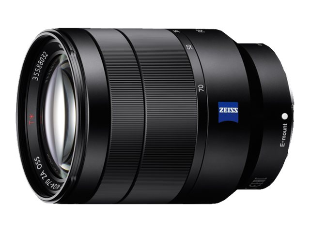 Sony Sel2470z   Zoomobjektiv   24 Mm   70 Mm   F 4.0 Vario Tessar T* Fe Za Oss   Sony E Feste   For A5100 Ilce 5100  Ilce 5100l  Ilce 5100y fra Sony