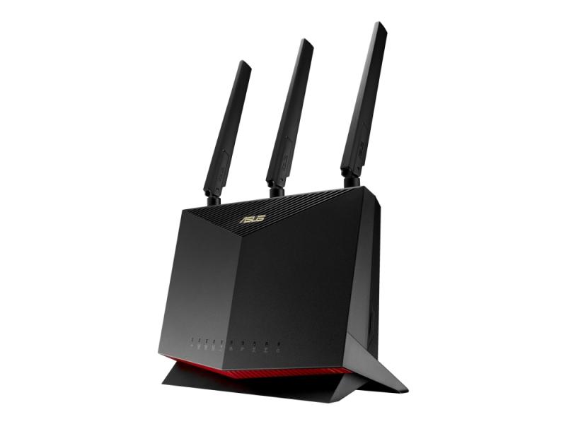 Asus 4g Ac86u   Trådløs Ruter   Wwan 4 Portssvitsj   1gbe   Wi Fi 5   Dobbeltbånd   4g Service Ikke Inkludert fra Asus