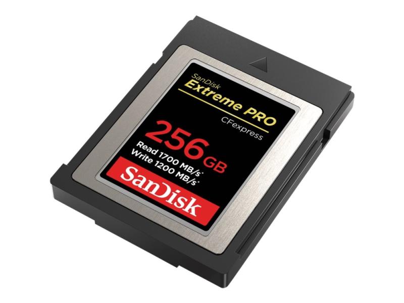 Sandisk Extreme Pro   Flashminnekort   256 Gb   Cfexpress fra Sandisk