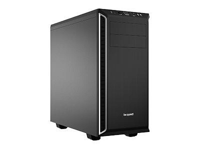 Be Quiet! Pure Base 600   Miditower   Atx   Ingen Strømforsyning   Usb Lyd   Sort Sølv    Inkl. 2 X Pure Wings 2 Blæsere  fra Be-quiet