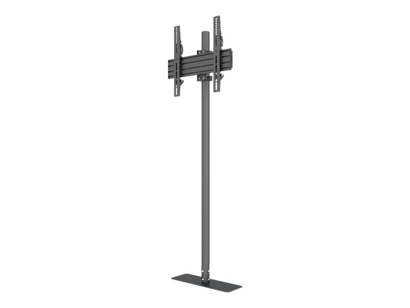 Multibrackets M Pro Single Pole Floormount   Stativ   For Lcd Skjerm   Plastikk  Aluminium  Stål   Svart   Skjermstørrelse: 32" 65"   Plassering På G fra Multibrackets