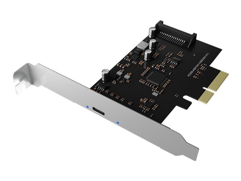 Icy Box Ib Pci1901 C32   Usb Adapter   Pcie 3.0 X4   Usb C 3.2 Gen 2x2 X 1   Svart fra Raidsonic Technology