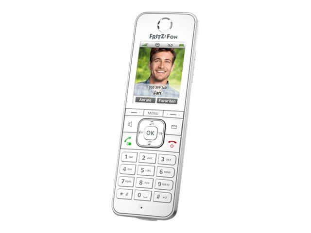 Avm Fritz!fon C6   Trådløs Voip Telefon   Med Internettradio Med Anrops Id   Eco Dectgap   Treveis Anropskapasitet   Sip fra Avm