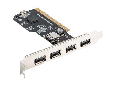 Lanberg Pci Us2 005 Grensesnittkort Adapter Usb 2.0 Innebygd  Pci Us2 005  fra Lanberg