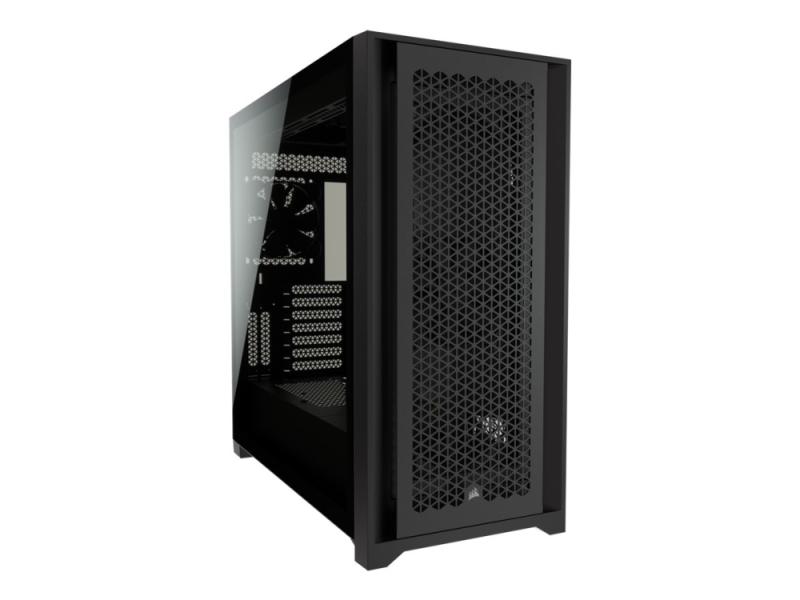 Corsair 5000d Airflow   Miditower   Atx   Ingen Strømforsyning  Atx    Sort   Usb Lyd fra Corsair Microsystems