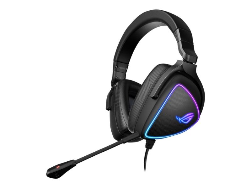 Asus Rog Delta S   Hodesett   Full Størrelse   Kablet   Usb  Usb C   Svart fra Asus