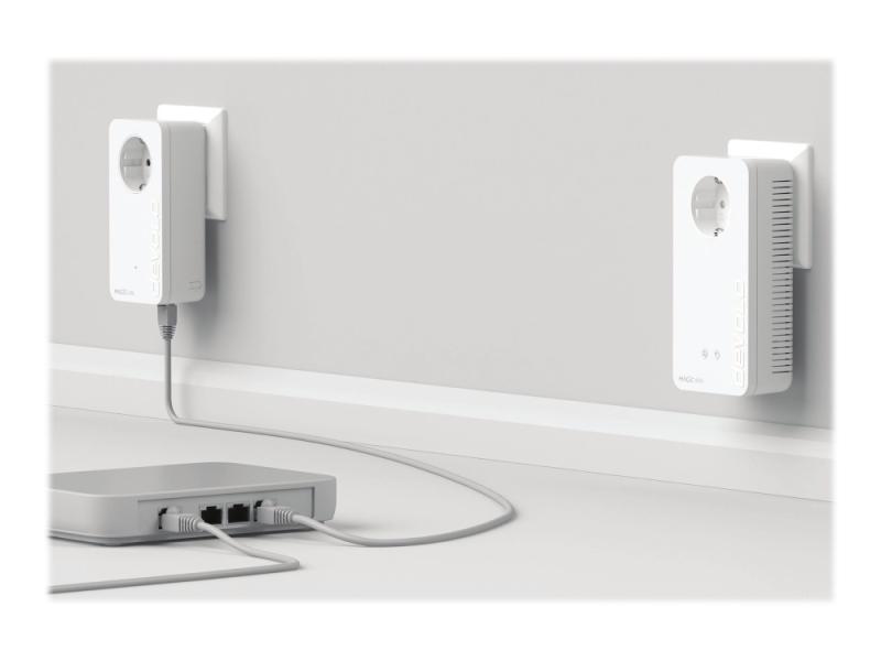 Devolo Magic 1 Wifi   Starter Kit   Bro     Homegrid   Wi Fi 5   Dobbeltbånd   Veggpluggbar fra Devolo