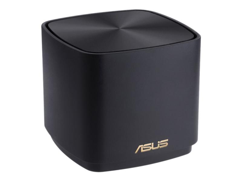 Asus Zenwifi Ax Mini  Xd4    Wi Fi System  3 Rutere    Inntil 4800 Kvadratfot   Maske   Gige   802.11a B G N Ac Ax   Dobbeltbånd  Sort fra Asus