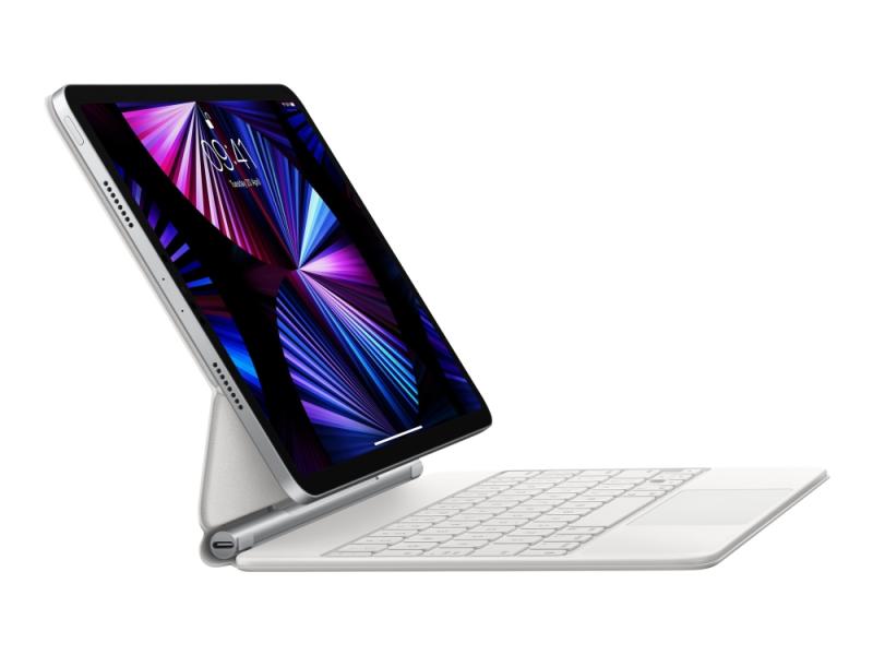 Apple Magic Keyboard   Tastatur Og Folioveske   Med Styrepute   Bakbelysning   Apple Smart Connector   Usa   Hvit   For Apple 10.9 Inch Ipad Air  4th fra Apple