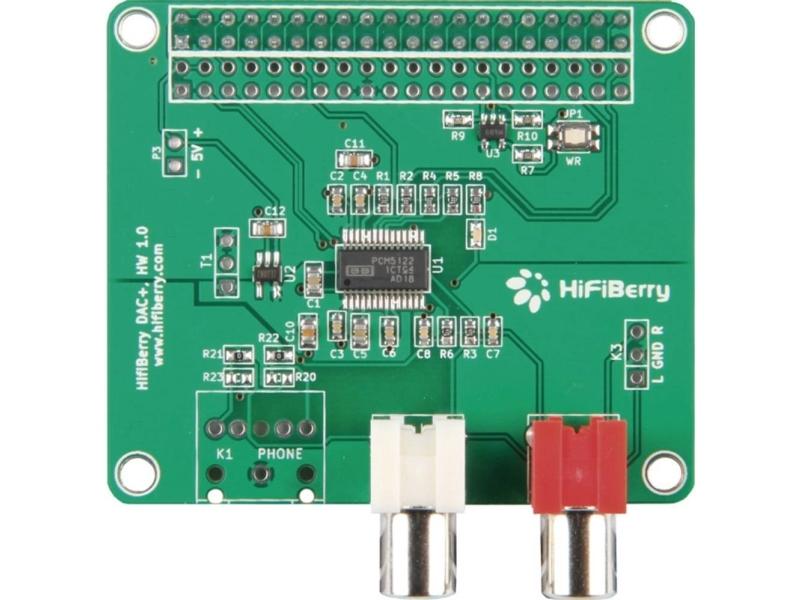 Hifiberry Rb Hifiberry2 Raspberry Pi® B+ Udvidelsesprintplade fra Raspberry Pi