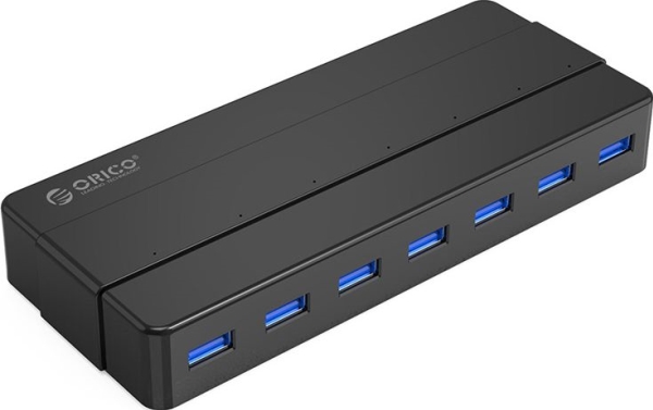 Adapter Hub 7 In 1 Orico Usb 3.0 + Usb 3.0 Cable 1m fra Orico