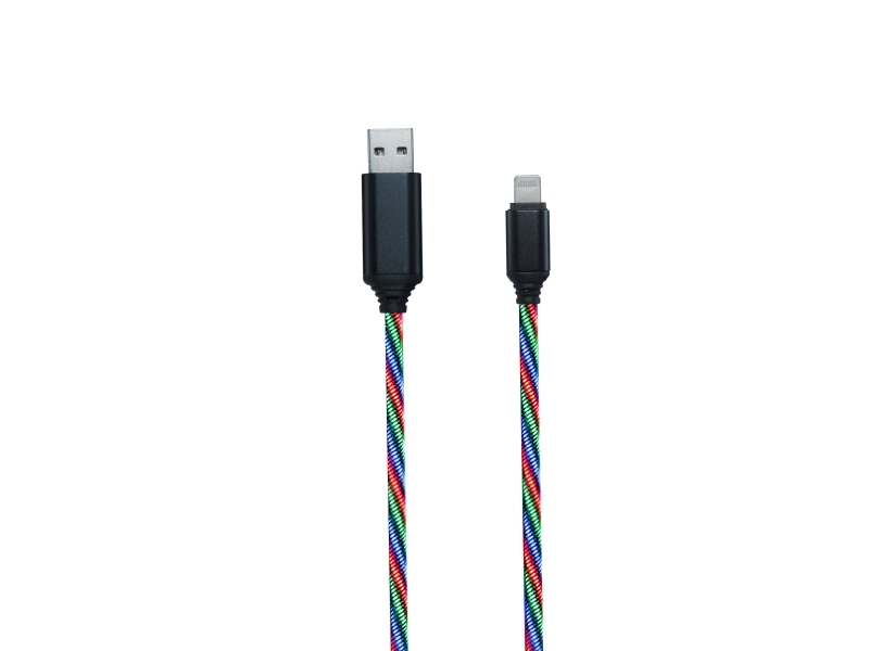 2go 797147  1 M  Lightning  Usb B  Hankjønn  Hankjønn  Flerfarget fra 2go