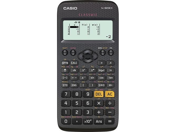 Casio Fx 82de X  Lomme  Vitenskaplig  12 Sifre  Batteri  Sort fra Casio