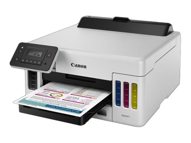 Canon Maxify Gx5050   Skriver   Farge   Dupleks   Ink Jet   Its   A4 Legal   600 X 1200 Dpi   Inntil 24 Ipm  Mono    Inntil 15.5 Ipm  Farge    Kapasi fra Canon