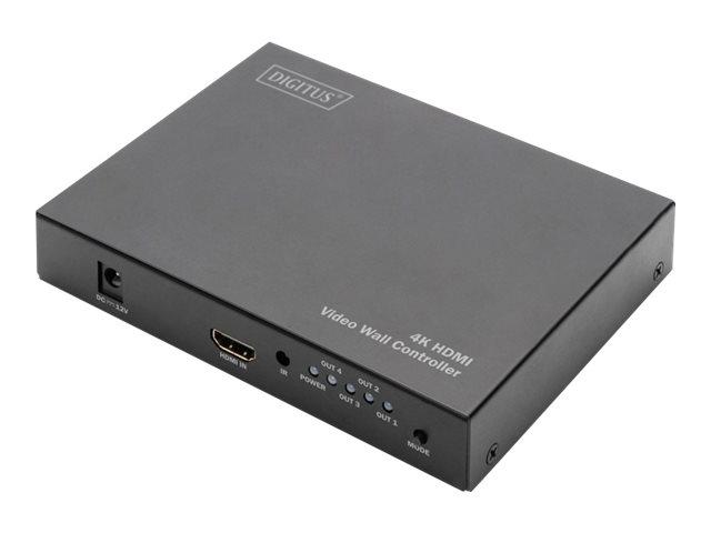 Digitus   Videoveggkontroller   Hdmi   Hdmi   Hdmi   4 X Hdmi   Svart fra Digitus