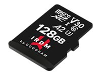 Goodram Irdm M2aa   Flashminnekort  Microsdxc Til Sd Adapter Inkludert    128 Gb   A2   Video Class V30   Uhs I U3   Microsdxc Uhs I fra Wilk Elektronik