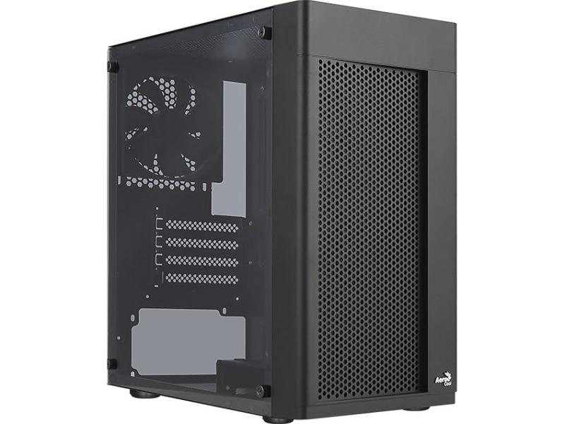 Aerocool Hexform G Bk V1     Sidepanel Med Vindu   Ingen Strømforsyning fra Aerocool