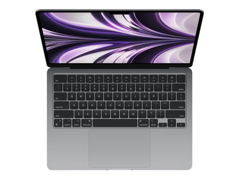 Apple Macbook Air   M2   M2 10 Core Gpu   8 Gb Ram   512 Gb Ssd   13.6" Ips 2560 X 1664  Wqxga    Wi Fi 6   Romgrå   Kbd: Dansk fra Apple
