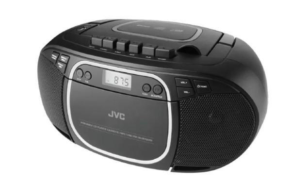 Jvc Rc E451b  1 6 Kg  Sort  Bærbar Cd Spiller fra Jvc