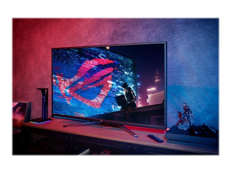 Asus Rog Strix Xg43uq   Led Skjerm   Gaming   43"   3840 X 2160 4k @ 144 Hz   Va   1000 Cd M²   4000:1   Displayhdr 1000   1 Ms   4xhdmi  Displayport fra Asus