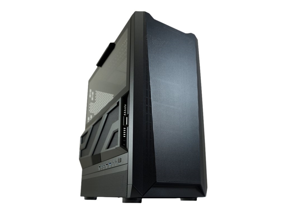 Lc Power Gaming 900b Lumaxx Gloom   Mid Tower   Atx   Sidepanel Med Vindu  Herdet Glass    Svart   Usb Lyd fra Lc Power