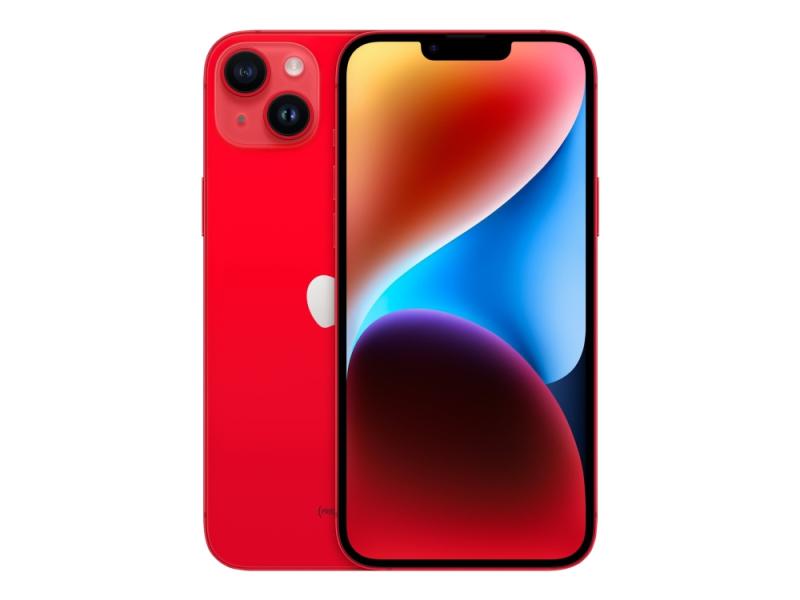 Apple Iphone 14 Plus    Product  Red   5g Smartphone   Dobbelt Sim   Internminne 256 Gb   Oled Display   6.7"   2778 X 1284 Piksler   2x Bakkameraer fra Apple