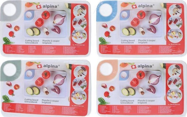 Alpina   Skjærebrett Laget Av Slitesterk Plast  Grønt Håndtak  fra Alpina Sport