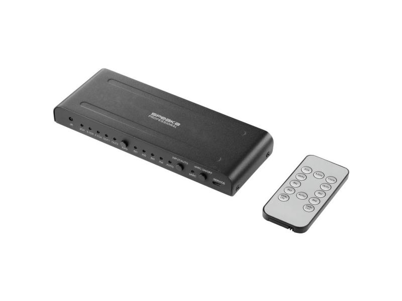 Sp Hda 550 4 Port Hdmi Switch Arc Audio Return Channel 3840 X 2160  Sp 10358320  fra Speaka