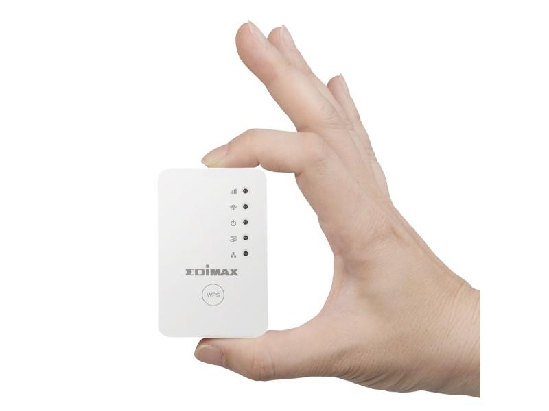 Edimax Ew 7438rpn Mini   Rekkeviddeutvider For Wi Fi   Wi Fi   2.4 Ghz fra Edimax Technology