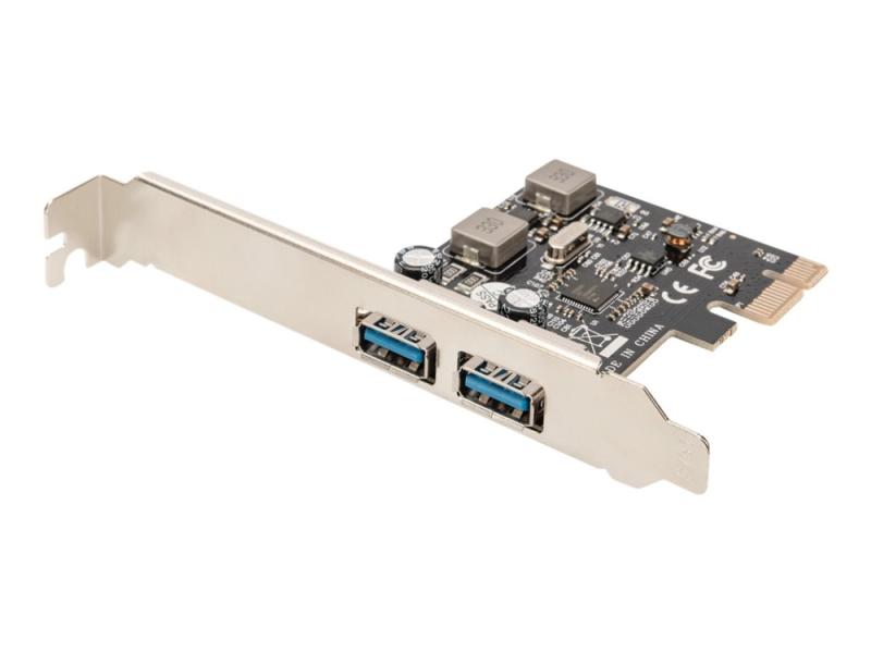 Digitus   Usb Adapter   Pcie 2.0 Lavprofil   Usb 3.0 X 2 fra Digitus