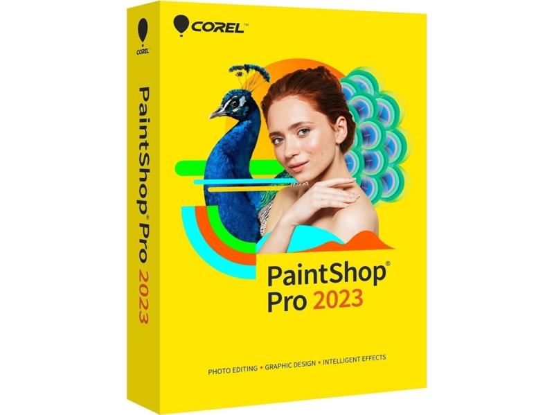 Corel Paintshop Pro 2023   Bokspakke   1 Bruker  Miniboks    Win   Multi Lingual   Europa fra Corel