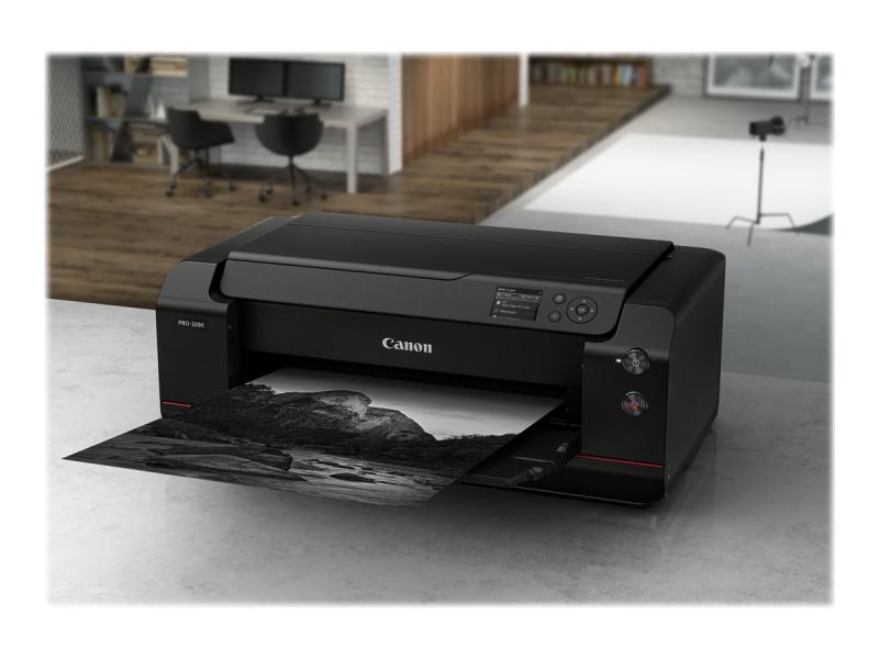 Canon Imageprograf Pro 1000   Skriver   Farge   Ink Jet   431.8 X 558.8 Mm Inntil 3.58 Min Side  Farge    Usb 2.0  Lan  Wi Fi N  fra Canon