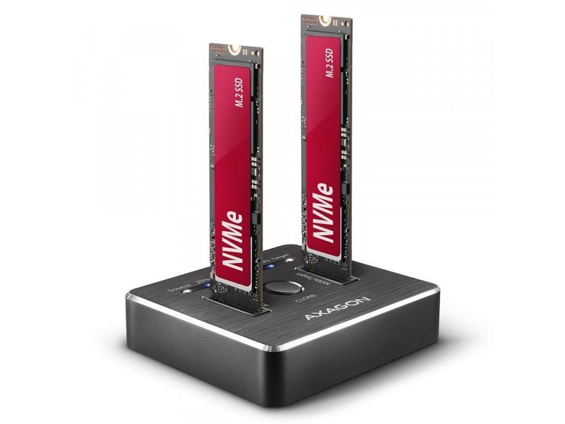 Axagon Adsa M2c Dokkingstasjon For Lagringsstasjon Usb 3.2 Gen 2  3.1 Gen 2  Type C  Adsa M2c  fra Axagon