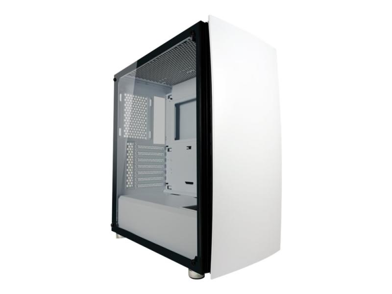 Lc Power Gaming 713w Bright_sail_x   Mid Tower   Atx   Sidepanel Med Vindu  Herdet Glass    Ingen Strømforsyning  Atx    Hvit   Usb Lyd fra Lc Power